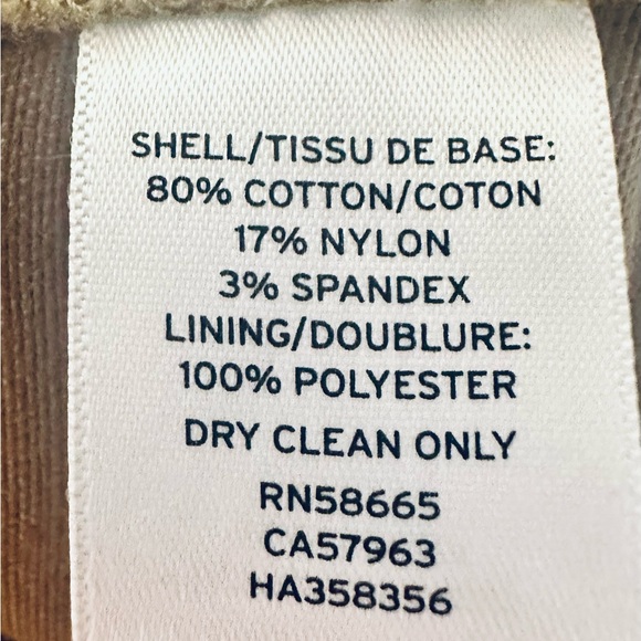 Halogen Tan Khaki Cotton Blend Wrap Front‎ Pencil Skirt Size 14 HA358356 - Picture 4 of 5